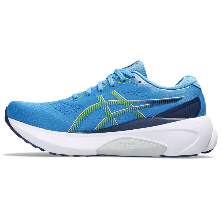 Asics GEL Kayano 30 Mens Running Shoes, Blue/Green, rebel_hi-res