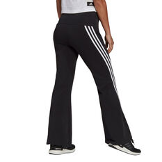 adidas Womens Sportswear Future Icons 3-Stripes Flare Pants, Black, rebel_hi-res