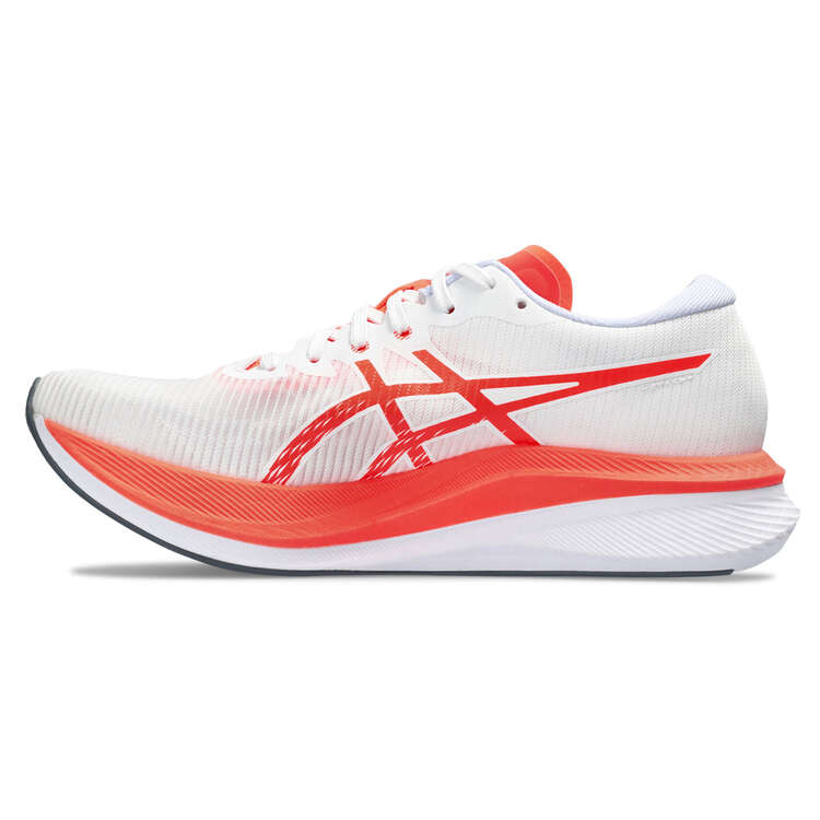 Asics Magic Speed 3 Womens Running Shoes, White/Red, rebel_hi-res