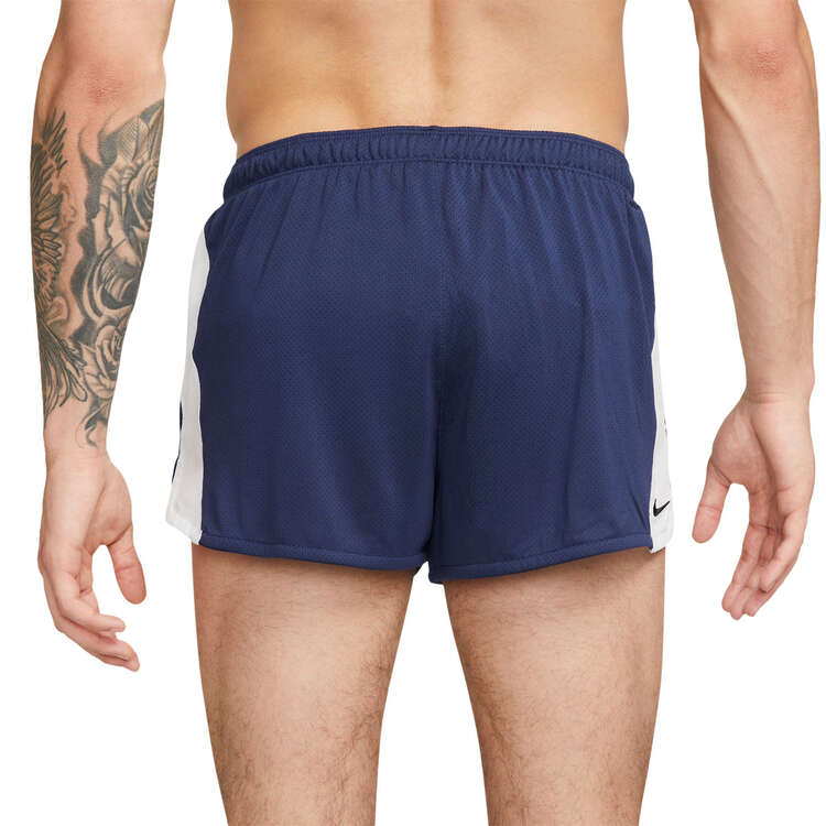 Nike Mens Dri-FIT Track Club Brief-Lined 3-inch Running Shorts Navy S, Navy, rebel_hi-res