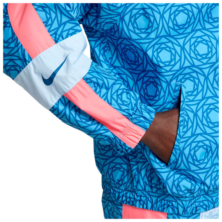 Nike Womens England Essential Lightweight Football Jacket, Blue, rebel_hi-res