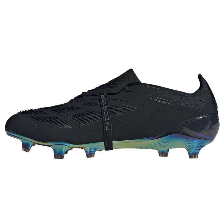 adidas Predator+ Football Boots Black US Mens 6 / Womens 7, Black, rebel_hi-res