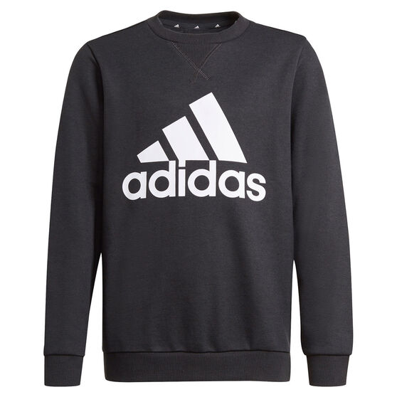 adidas Boys VF Essential Big Logo Sweatshirt, Black, rebel_hi-res