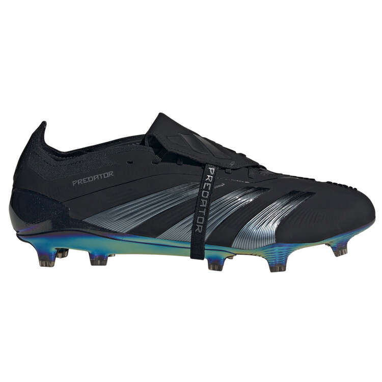 adidas Predator+ Football Boots Black US Mens 6 / Womens 7, Black, rebel_hi-res