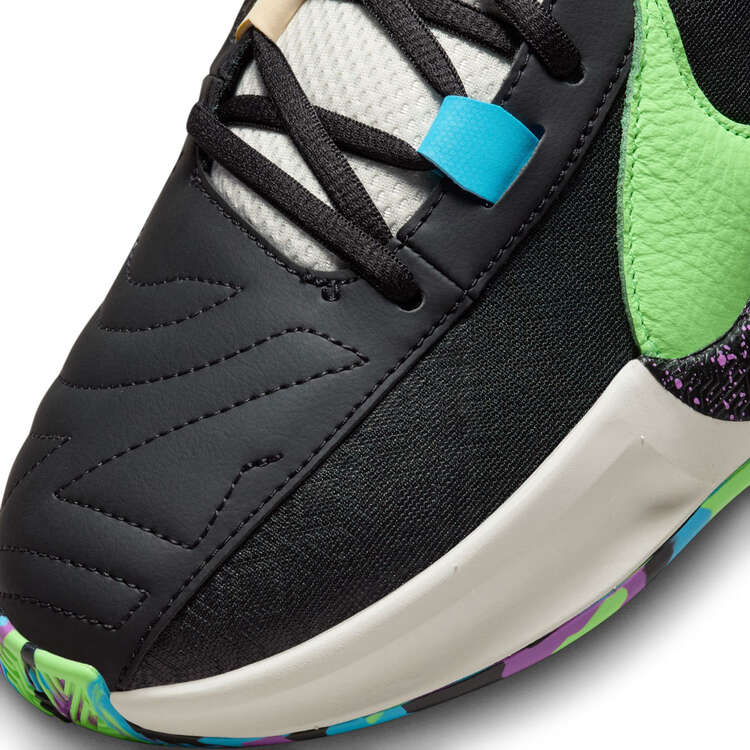 Nike Zoom Freak 5 Made In Sepolia Basketball Shoes, Black/Purple, rebel_hi-res