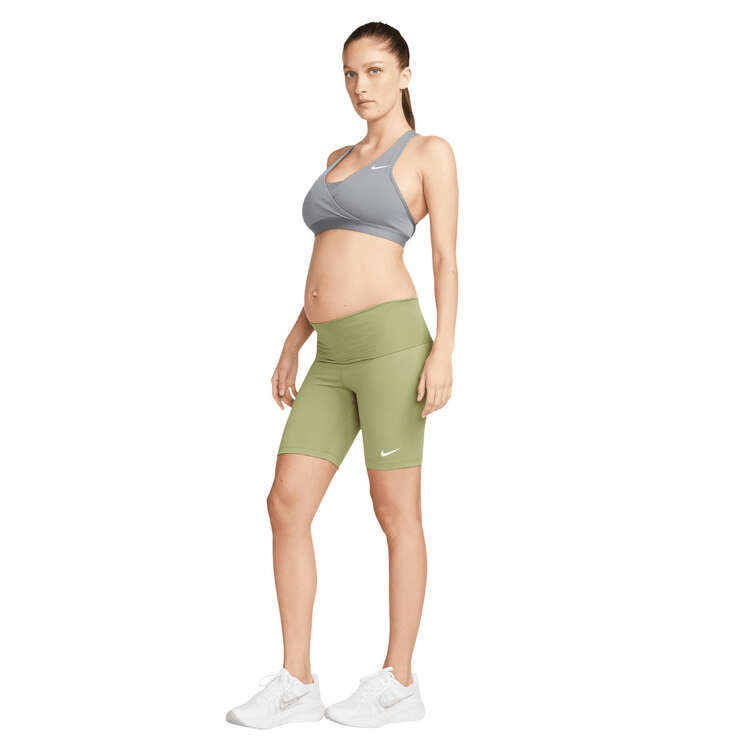 Nike Womens Dri-FIT One Maternity 7 Inch Tights, Khaki, rebel_hi-res