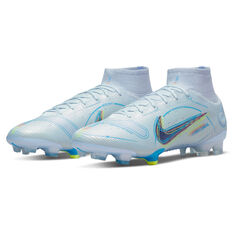 Nike Mercurial Superfly 8 Elite Football Boots, Grey/Blue, rebel_hi-res