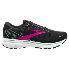 Brooks Ghost 14 Womens Running Shoes Black/Pink US 6, Black/Pink, rebel_hi-res