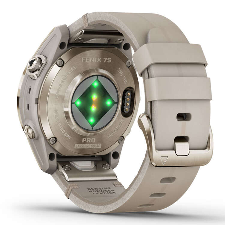 Garmin Fenix 7S Pro Sapphire Solar Smartwatch - Soft Gold, , rebel_hi-res