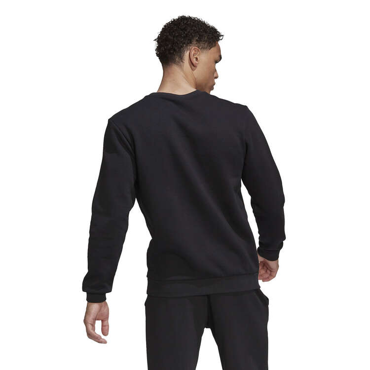 adidas Mens Essentials Big Logo Sweatshirt, Black, rebel_hi-res