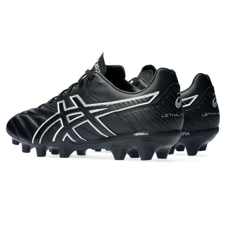 Asics Lethal Flash IT 2 Football Boots, Black/Silver, rebel_hi-res
