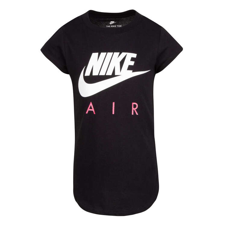 Nike Girls Futura Air SS Tee Black 6, Black, rebel_hi-res