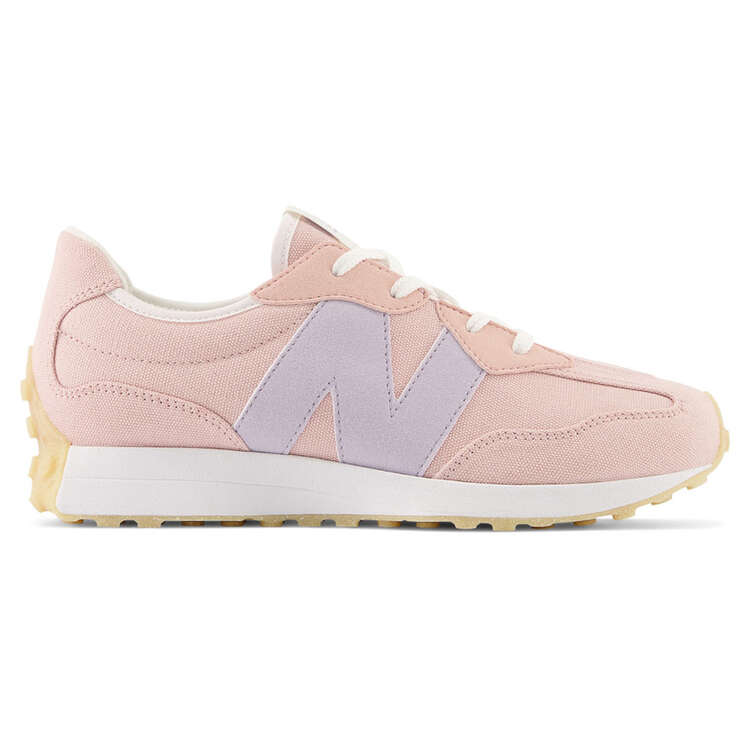 New Balance 327 GS Kids Casual Shoes Pink US 6, Pink, rebel_hi-res