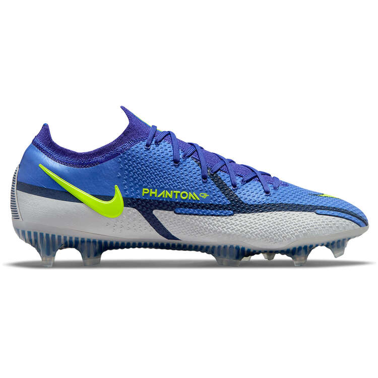 Nike Phantom GT2 Elite Football Boots Blue/Grey US Mens 13 / Womens 14.5, Blue/Grey, rebel_hi-res