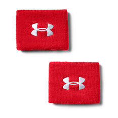 Under Armour 3" Performance Wristbands Red OSFA, , rebel_hi-res