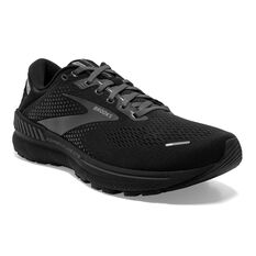 Brooks Adrenaline GTS 22 Mens Running Shoes, Black, rebel_hi-res