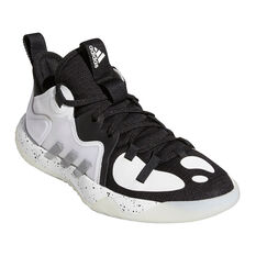 adidas Harden Stepback 2 Kids Basketball Shoes Black/Silver US 4, Black/Silver, rebel_hi-res
