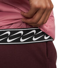 Nike Womens Sportswear Therma-FIT RPL Classic Tape Jacket, Berry, rebel_hi-res