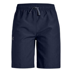 Under Armour Boys Woven Graphic Shorts Navy XS, Navy, rebel_hi-res