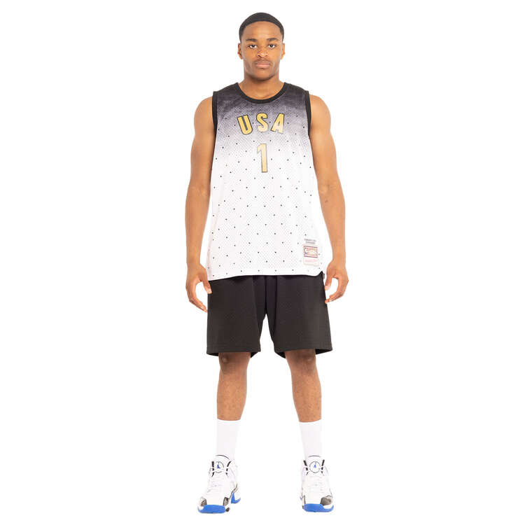 Mitchell & Ness All-Star Devin Booker 2016/17 Basketball Jersey, White, rebel_hi-res