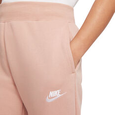 Nike Girls Sportswear VF Club Fleece Pants, Pink, rebel_hi-res