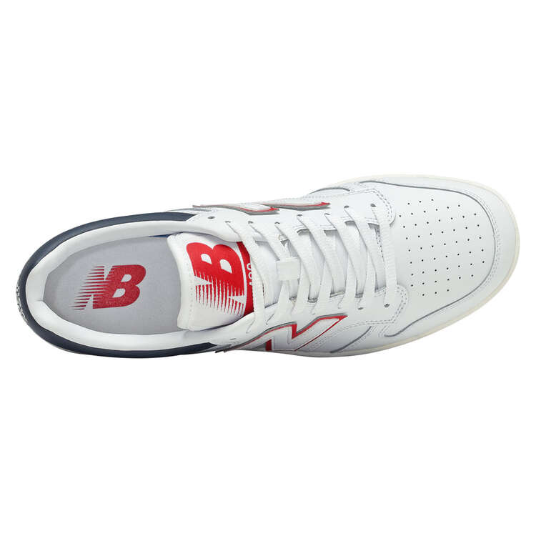 New Balance BB480 Mens Casual Shoes White/Blue US 7, White/Blue, rebel_hi-res
