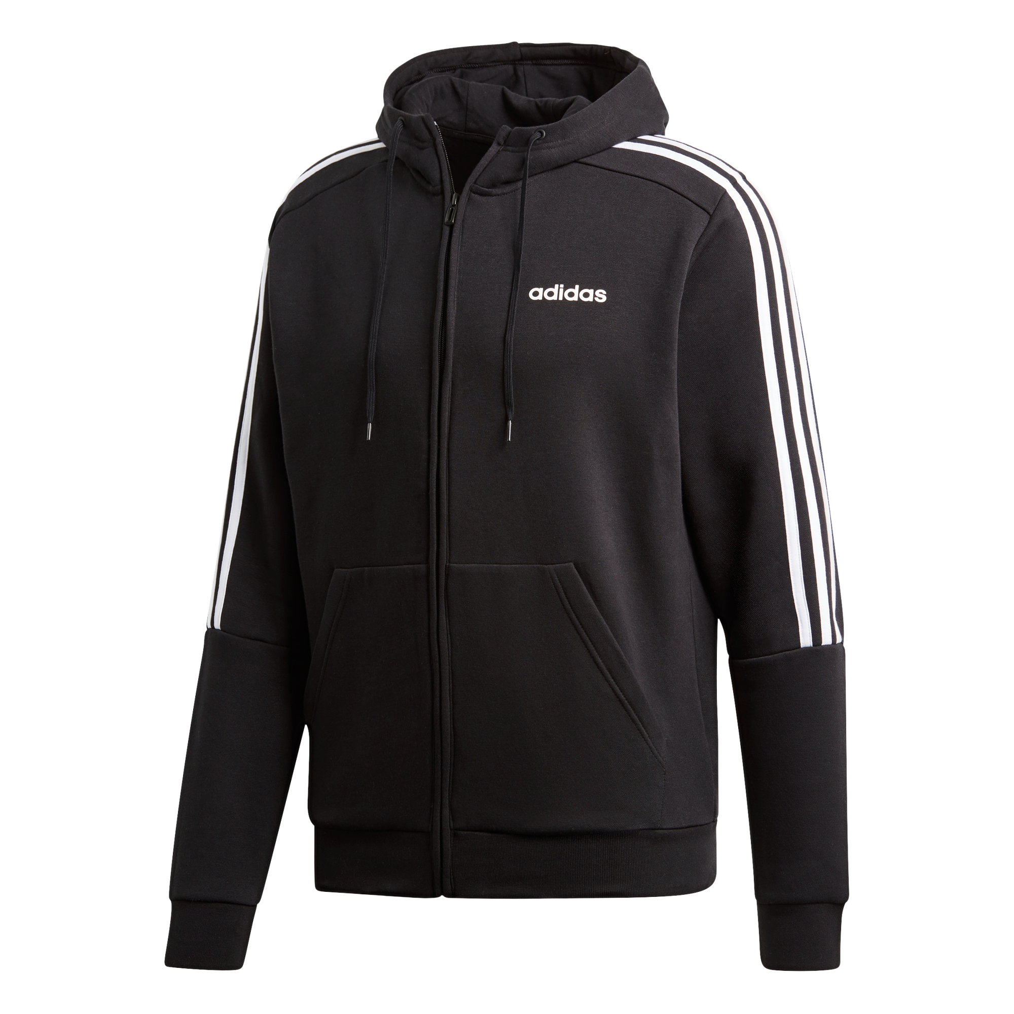 adidas black hoodie jacket