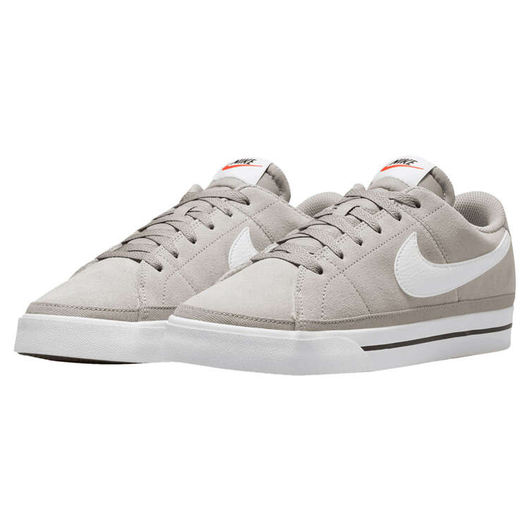 Nike Court Legacy Suede Mens Casual Shoes, Grey/White, rebel_hi-res