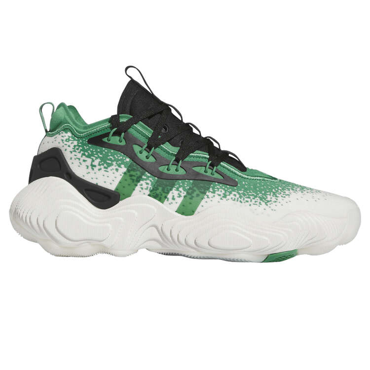 adidas Trae Young 3 Envy Basketball Shoes White/Green US Mens 8 / Womens 9, White/Green, rebel_hi-res