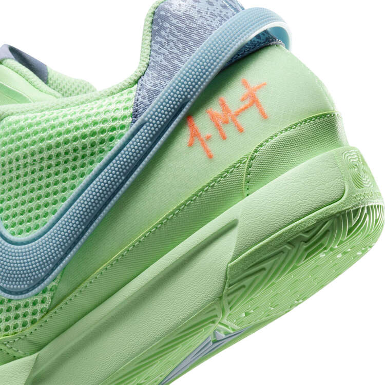Nike Ja 1 Mismatched Basketball Shoes, Orange/Green, rebel_hi-res
