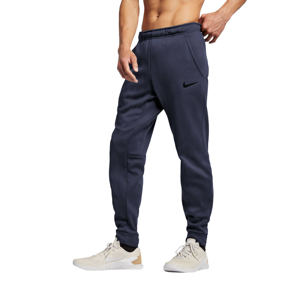 Nike Mens Therma-FIT Tapered Training Pants Blue L | Rebel Sport