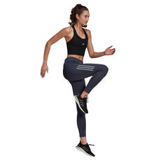 adidas Womens Own The Run 7/8 Running Tights, Navy, rebel_hi-res
