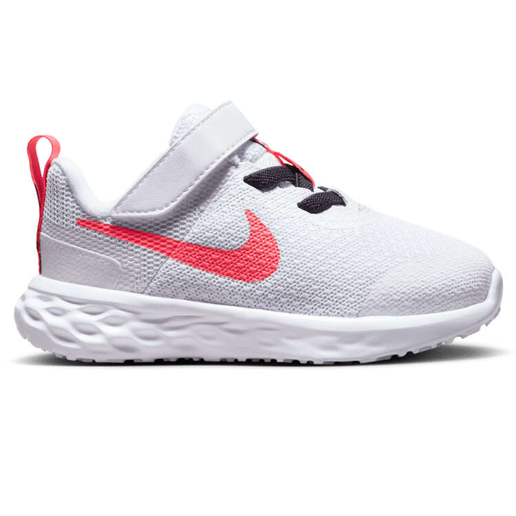 Nike Revolution 6 Toddlers Shoes White/Pink US 4, White/Pink, rebel_hi-res