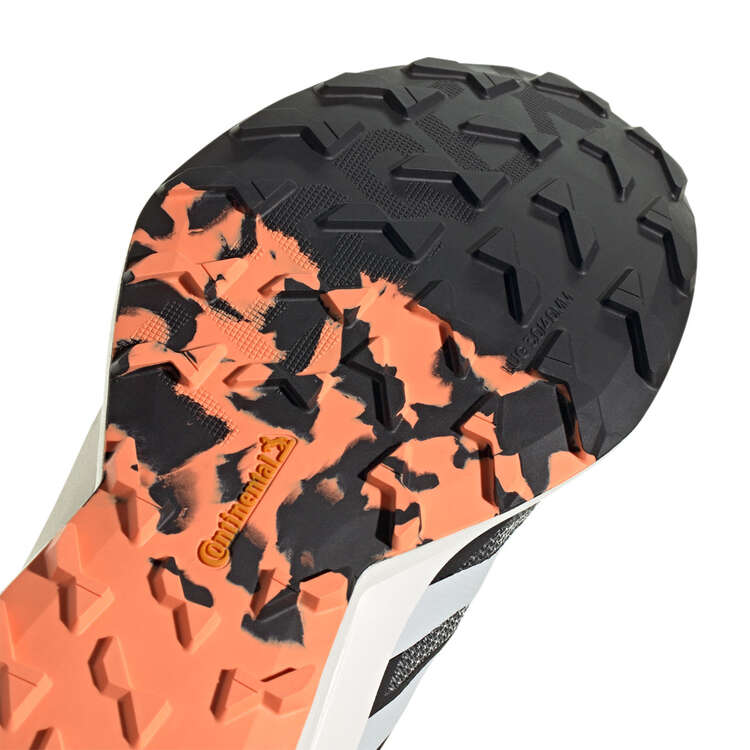 adidas Terrex Agravic Speed Womens Trail Running Shoes, Black/Orange, rebel_hi-res