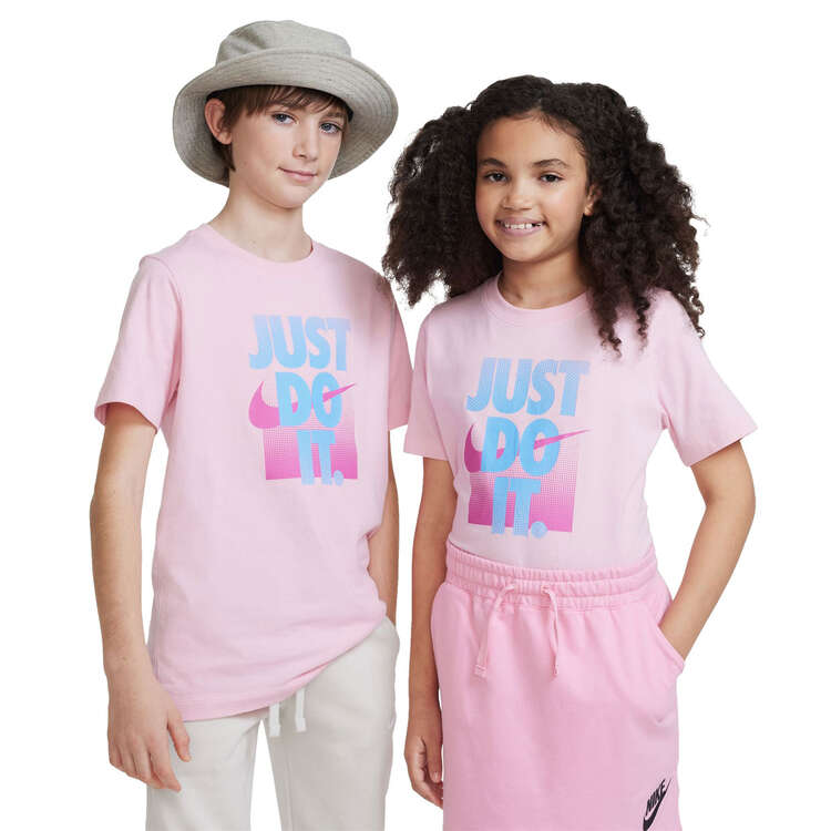 Nike Sportswear Kids Core Brandmark 1 Tee, Pink, rebel_hi-res