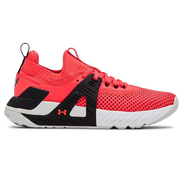 Under Armour Project Rock 4 Womens Training Shoes Red/Black US 6.5, Red/Black, rebel_hi-res