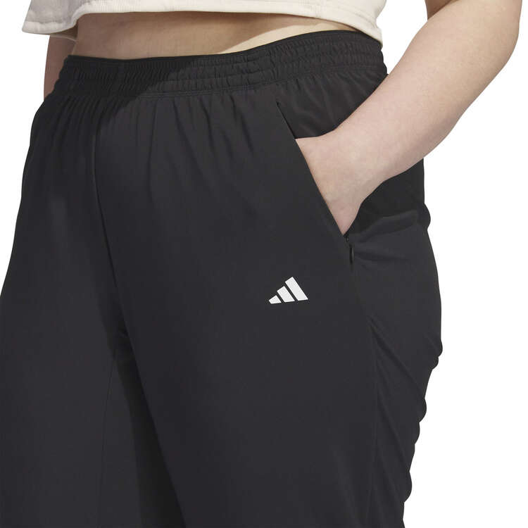 adidas Womens Training Joggers (Plus Size), Black, rebel_hi-res