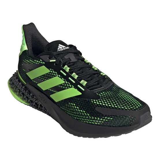adidas 4DFWD Pulse GS Kids Running Shoes, Black/Green, rebel_hi-res