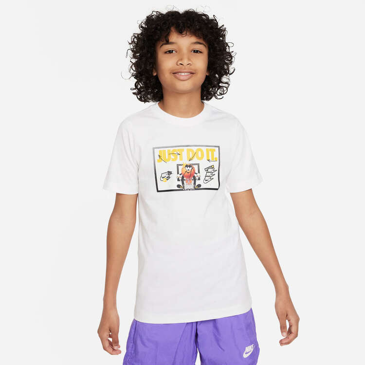 Nike Kids Sportswear Basketball Tee, White, rebel_hi-res