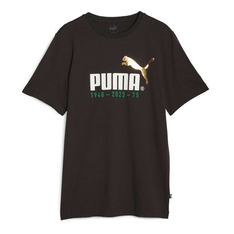 Puma Mens No. 1 Logo Celebration Tee, Black, rebel_hi-res