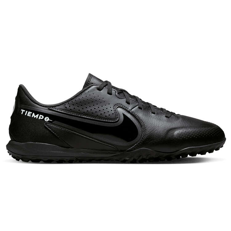 Nike Tiempo Legend 9 Academy Touch and Turf Boots Black/Grey US Mens 7 / Womens 8.5, Black/Grey, rebel_hi-res