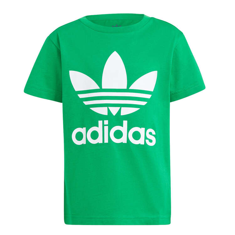 adidas Originals Kids Adicolor Trefoil Tee Green 4, Green, rebel_hi-res