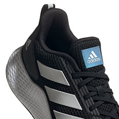 adidas Edge Gameday Mens Running Shoes, Black/White, rebel_hi-res