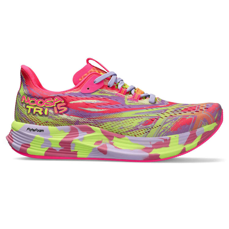 Asics Noosa Tri 15 Womens Running Shoes, Pink/Purple, rebel_hi-res