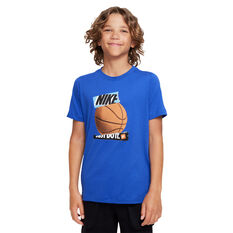 Nike Boys Sportswear Basketball Tee Royal Blue XS, Royal Blue, rebel_hi-res