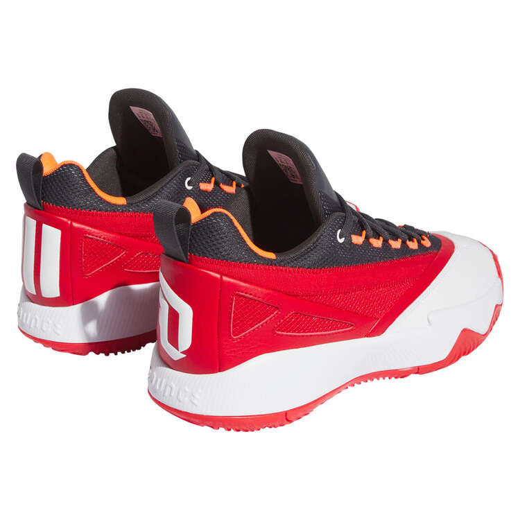adidas Dame Certified 2 Basketball Shoes, Black/Red, rebel_hi-res