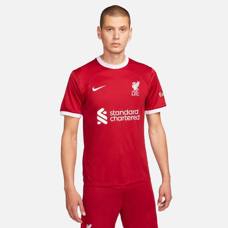 Liverpool FC Mens 2023/24 Mens Replica Home Jersey Red S, Red, rebel_hi-res