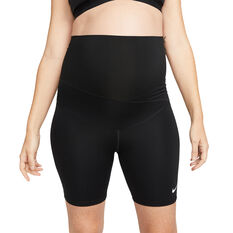 Nike Womens Dri-FIT One Maternity 7 Inch Tights Black XS, Black, rebel_hi-res