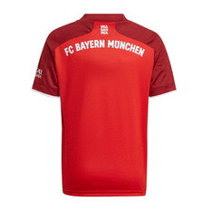 FC Bayern Munich 2021/22 Mens Replica Home Jersey Red S, Red, rebel_hi-res