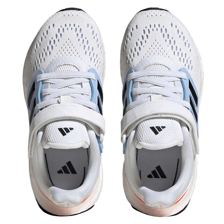 adidas Pureboost 22 PS Kids Running Shoes, White/Black, rebel_hi-res